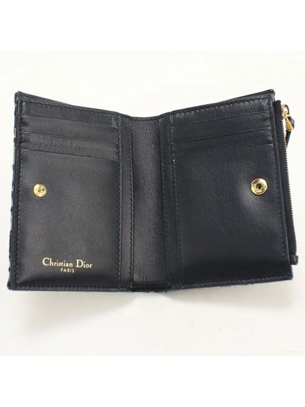 Dior Dahlia Wallet 30 Montaigne Bifold Oblique - Picture 3 of 8
